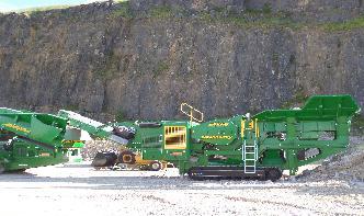 plant and equipment used in a quarry